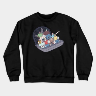 Airboat - Waterboat - Florida Everglades Crewneck Sweatshirt